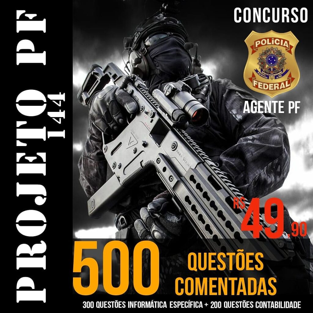 Combo 500 Questões para PF